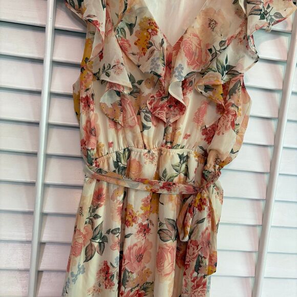 Gilli Floral Print Dress Size Large - Picture 5 of 8